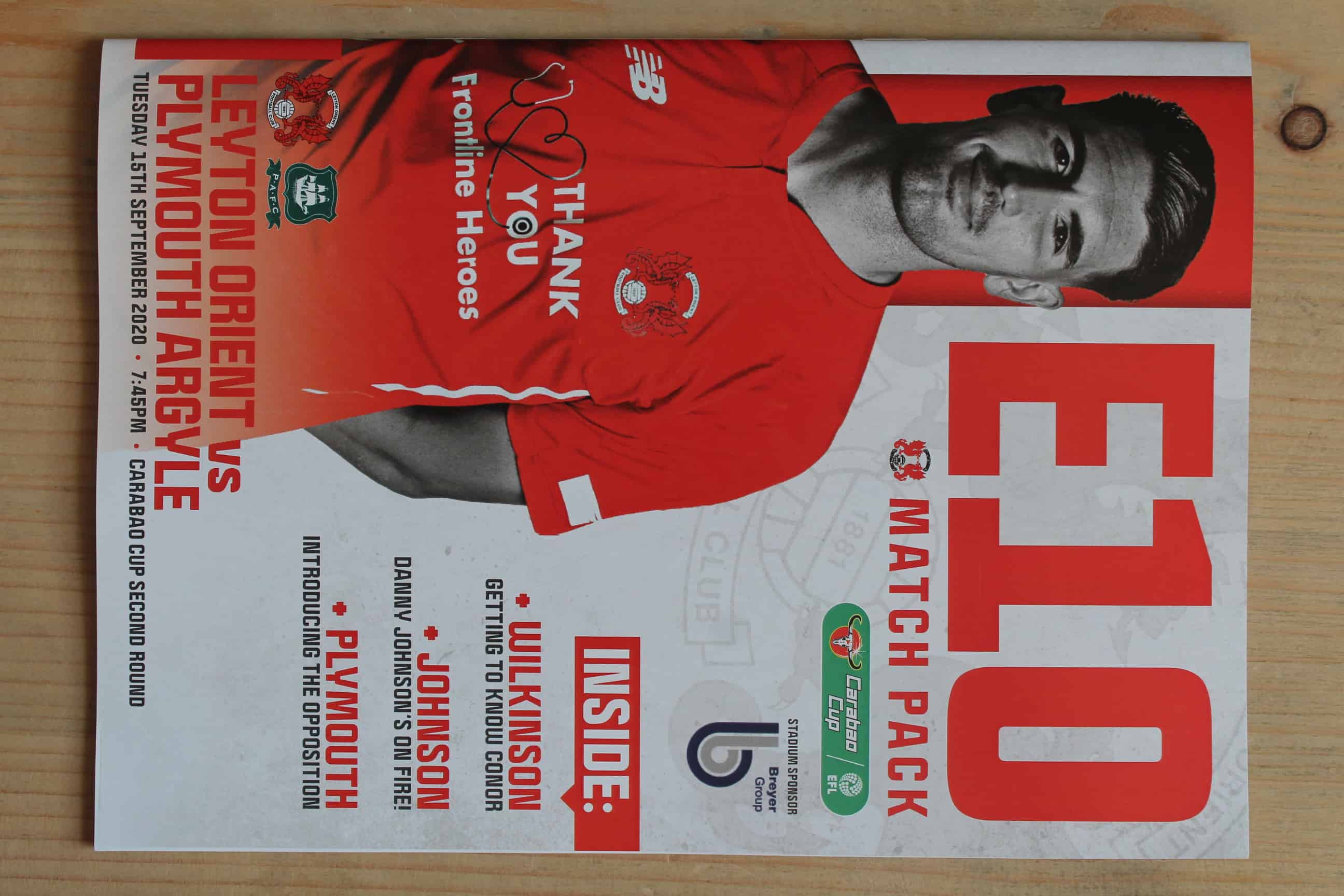 Leyton Orient FC v Plymouth Argyle FC